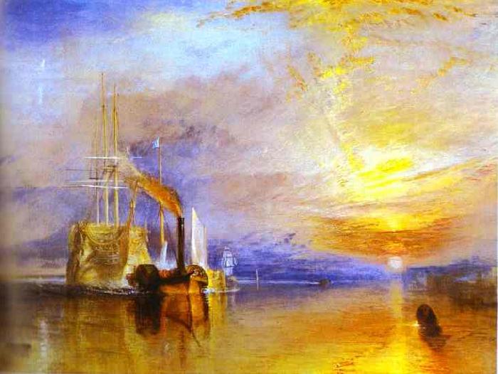 J.M.W. Turner Fighting Temeraire Tugged to Her Last Berth to Be Broken up oil painting image